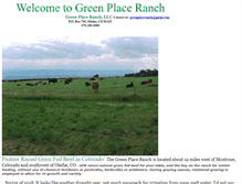 Tablet Screenshot of greenplaceranch.com